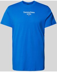 Tommy Hilfiger - T-shirt Met Labelprint - Lyst