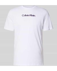 Calvin Klein - Regular Fit T-Shirt mit Logo-Print Modell 'Class' - Lyst