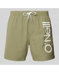 O'neill Sportswear - Relaxed Fit Zwembroek Met Labelprint - Lyst