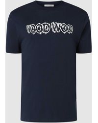 WOOD WOOD - T-Shirt mit Logo Modell 'Bobby' - Lyst