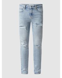 Calvin Klein Skinny Fit Jeans mit Stretch-Anteil - Blau