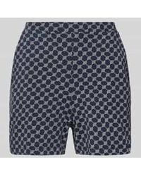 Joop! - Regular Fit Korte Pyjamabroek Van Katoenmix Met Steekzakken Opzij - Lyst