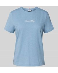 Tommy Hilfiger - Regular Fit T-Shirt aus reiner Baumwolle - Lyst