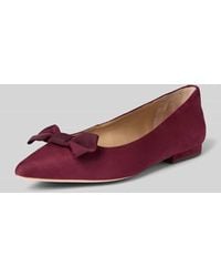 Ralph Lauren - Ballerinas aus Leder mit Schleifen-Applikation Modell 'LONDYN' - Lyst