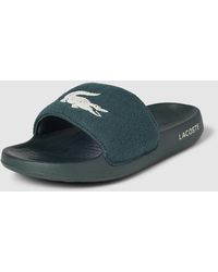Lacoste - Slippers Met Labelstitching - Lyst