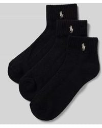 Polo Ralph Lauren - Socken mit Label-Stitching im 3er-Pack - Lyst