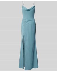 Luxuar - Abendkleid mit Wasserfall-Ausschnitt - Lyst