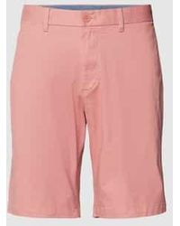 Tommy Hilfiger - Straight Leg Korte Chino Met Achterzakken, Model 'Harlem' - Lyst