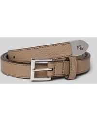 Ralph Lauren - Riem Van Runderleer Met Doornsluiting - Lyst