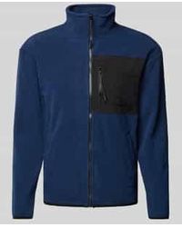 Blend - Fleecejack Met Borstzak - Lyst