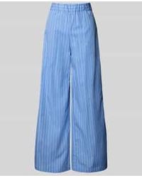 MAX&Co. - Wide Leg Stoffen Broek Met Steekzakken - Lyst