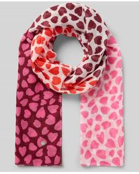 Codello - Schal in semitransparentem Design mit Logo-Applikation - Lyst