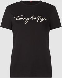 Tommy Hilfiger Hertiage T-shirt Met Logoprint - Zwart