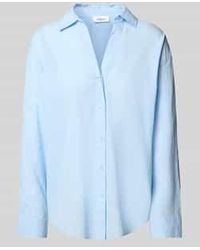 S.oliver - Relaxed Fit Overhemdblouse Van Puur Katoen - Lyst