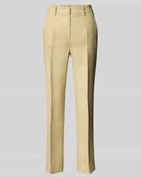 Weekend by Maxmara - Regular Fit Stoffen Broek Met Persplooien - Lyst