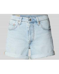 Levi's - Regular Fit Jeansshorts im 5-Pocket-Design Modell '501®' - Lyst
