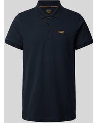 PME LEGEND - Regular Fit Poloshirt Met Labelpatch - Lyst