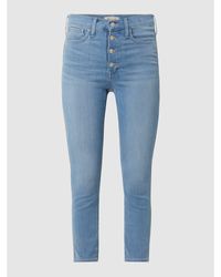 Madewell Cropped Jeans mit Stretch-Anteil Modell 'Berrington' - Blau