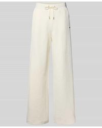 Guess - Wide Leg Stoffhose mit Strukturmuster Modell 'PEONY' - Lyst