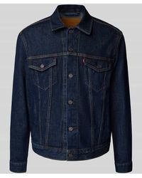 Levi's - Jeansjacke mit Label-Detail Modell 'THE TRUCKER JACKET' - Lyst