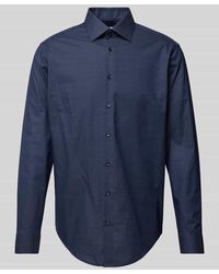 Christian Berg Men - Regular Fit Business-Hemd mit Knopfleiste - Lyst
