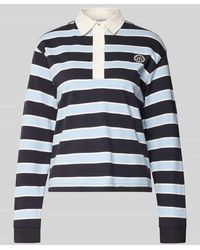 Jake*s - Longsleeve mit Label-Stitching - Lyst