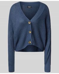 ONLY - Regular Fit Strickjacke mit überschnittenen Schultern MODELL 'CAROL' - Lyst