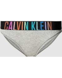 Calvin Klein - Slip mit elastischem Logo-Bund - Lyst