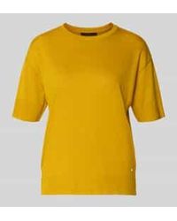 Windsor. - T-Shirt Van Lyocell-Katoenmix Met Ronde Hals - Lyst