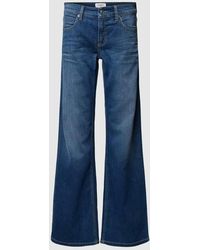 Cambio - Wide Fit Jeans mit Knopf- und Reißverschluss Modell 'TESS' - Lyst