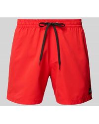 Quiksilver - Badehose mit Label-Detail und elastischem Bund - Lyst