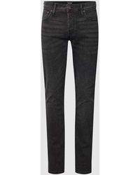 Jack & Jones - Slim Fit Jeans im 5-Pocket-Design Modell 'GLENN' - Lyst