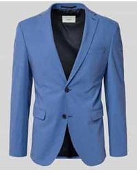 S.oliver - Slim Fit Colbert Met Viscose - Lyst