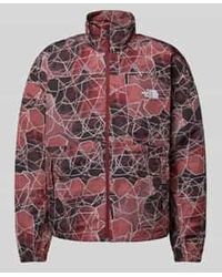 The North Face - Windbreaker Met Labelstitching - Lyst