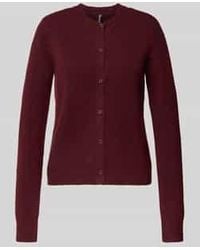 Pieces - Regular Fit Gebreid Jack Met Wol, Model 'Malou' - Lyst
