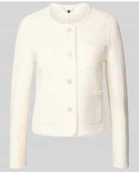 Marc Cain - Regular Fit Jack Van Puur Katoen Met Ronde Hals - Lyst