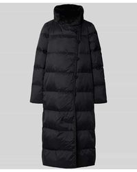 Emporio Armani - Daunenmantel mit Knopfleiste - Lyst