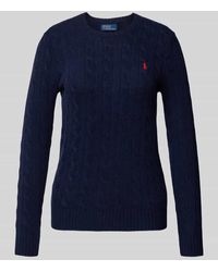 Polo Ralph Lauren - Strickpullover aus Wolle-Kaschmir-Mix Modell 'JULIANNA' - Lyst