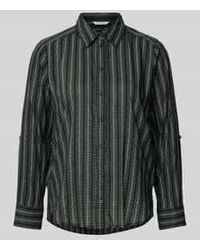 Tom Tailor - Regular Fit Blouse Van Katoenmix Met Zijsplitten - Lyst