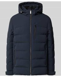 Bugatti - Steppjacke mit Kapuze und Reißverschlusstaschen - Lyst