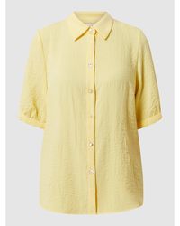 Numph Bluse aus Musselin Modell 'Nuhilda' - Gelb