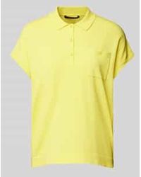 Comma, - Gebreid Shirt Met Borstzak - Lyst