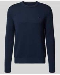Tommy Hilfiger - Regular Fit Gebreide Pullover Van Zuiver Katoen - Lyst
