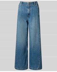 Pepe Jeans - Wide Leg Jeans aus Baumwoll-Mix Modell 'JAIMY' - Lyst
