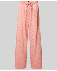 HUGO - Comfort Fit Pyjama-Hose Mit Elastischem Bund Modell 'Nikka' - Lyst