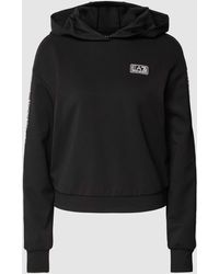 EA7 - Hoodie mit Label-Patch Modell 'NATURAL VENTUS7' - Lyst
