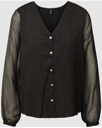 ONLY - Bluse mit V-Ausschnitt Modell 'LUNA' - Lyst