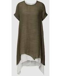 Apricot - Knielange Jurk - Lyst