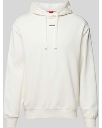 HUGO - Sweatshirt mit überschnittenen Schultern Modell 'Dapo' - Lyst