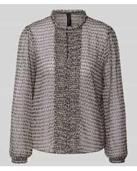 Marc Cain - Regular Fit Blouse Met Ruches - Lyst
